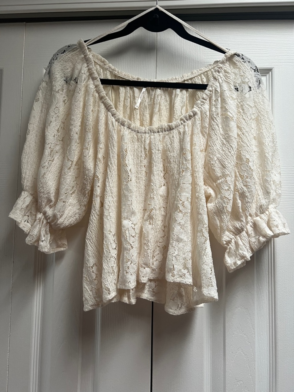Free people Stace Lace Cropped Top nwot medium